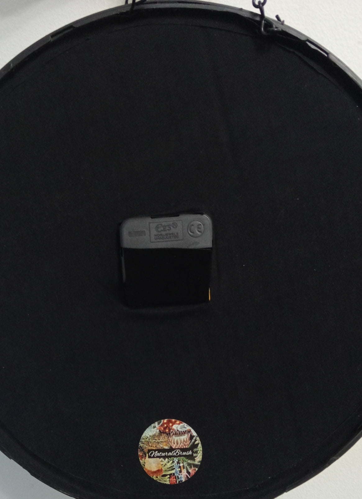 Original Scratchboard clock 'Orchids of Western Australia'